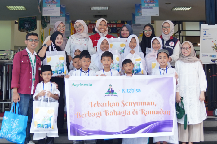 Agrinesia berbagi kebahagiaan pada momen Ramadhan 1446 Hijriah.