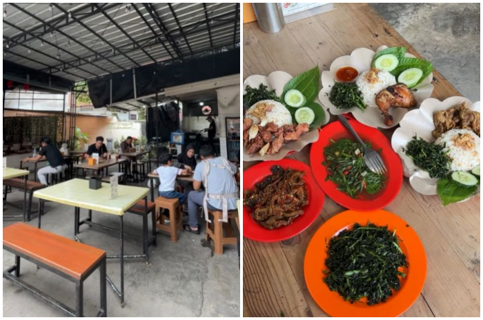 Ayam Goreng Mang Upi  di Jalan Ahmad Yani Tanah Sareal Bogor.