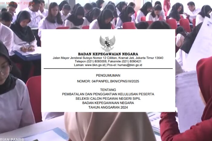 Pengumuman BKN 2 peserta CPNS 2024 resmi dibatalkan kelulusannya