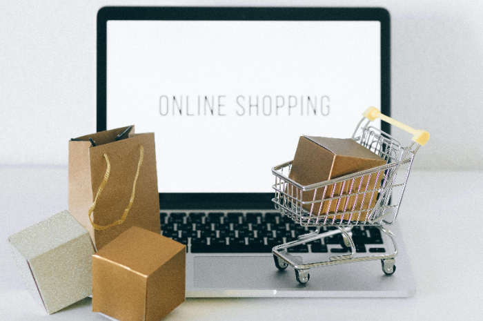 Ilustrasi online shop.