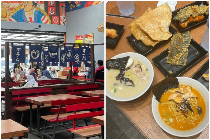 Tsuka Ramen di Jalan Raya Cibungbulang-Bogor No.40, Kecamatan Dramaga, Kabupaten Bogor, deket SMA 1 Dramaga.