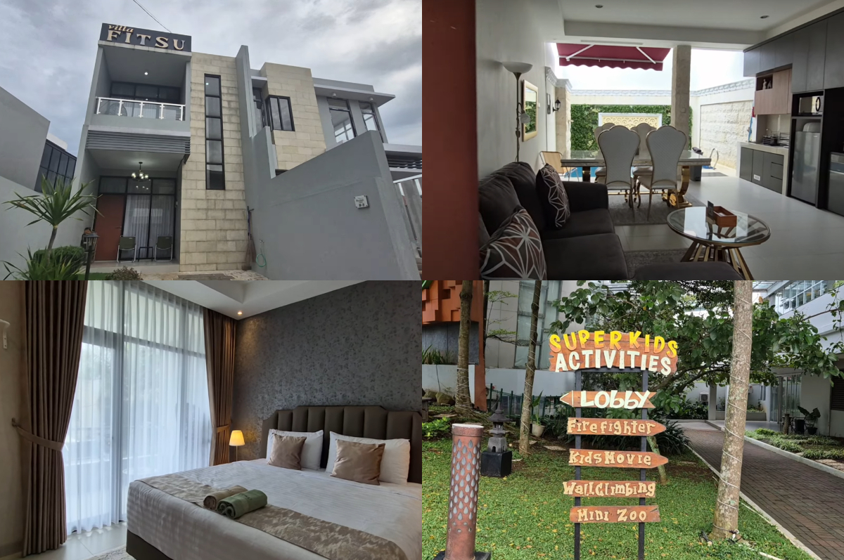 Villa Futsu di Bendungan, Ciawi, Bogor.