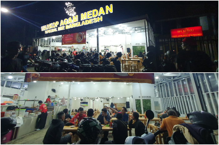 Warkop Agam Medan di Jalan Sudirman, Kota&nbsp;Bogor.