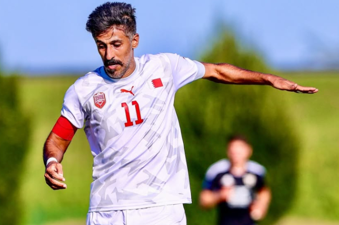 Penyerang Bahrain Ismaeel Abdullatif siap menghadapi Timnas Indonesia.