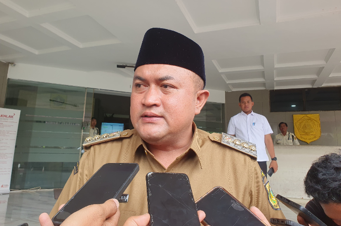 Bupati Bogor Rudy Susmanto saat dimintai keterangan.