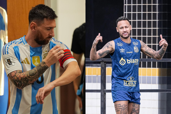 Laga Argentina dan Brazil tanpa diperkuat Lionel Messi serta Neymar