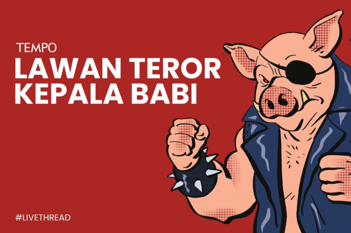 Kantor Media Tempo diteror kepala babi