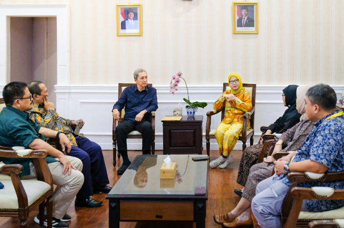 Kanwil DJP Jawa Barat III saat audiensi dengan Wali Kota Bogor Dedie A Rachim.