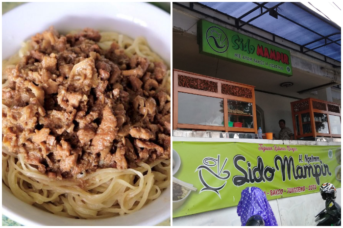 Mie Ayam Sido Mampir H. Ngatimin yang legendaris di Bogor