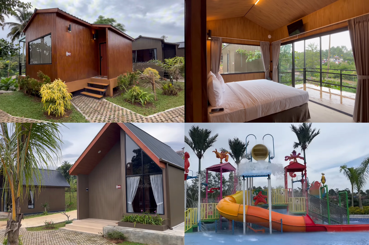 Liburan di Cabin Geulis by Bunga Waterpark, Bogor.