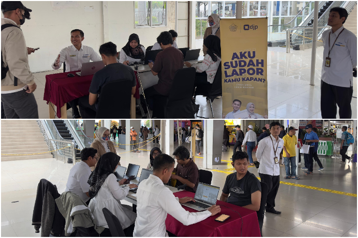 Kanwil DJP Jawa Barat III dan Kantor Pelayanan Pajak (KPP) Pratama Bogor membuka layanan pojok pajak di Stasiun Bogor dan Alun-Alun Kota Bogor.