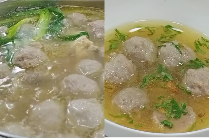 Resep kuah bakso enak dan gurih cocok untuk menu sajian lebaran.