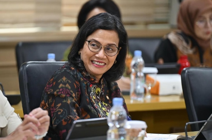 Sri Mulyani saat rapat kerja dengan Dewan Perwakilan Daerah (DPD) di Gedung DPR MPR Senayan beberapa waktu lalu.