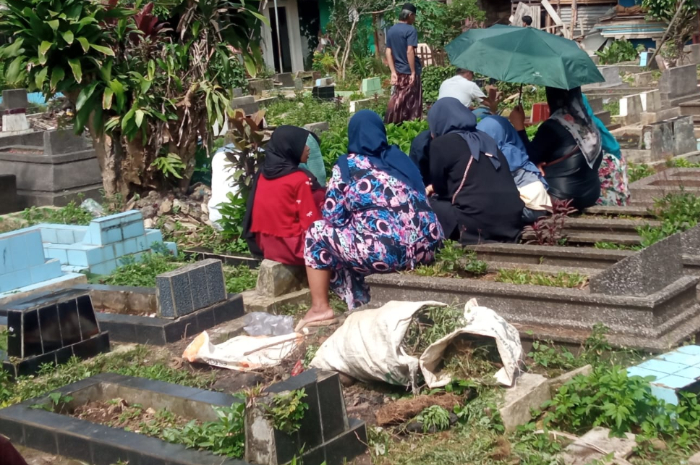 Suasana TPU Kebun Kopi di Kebon Kelapa, Kota Bogor.