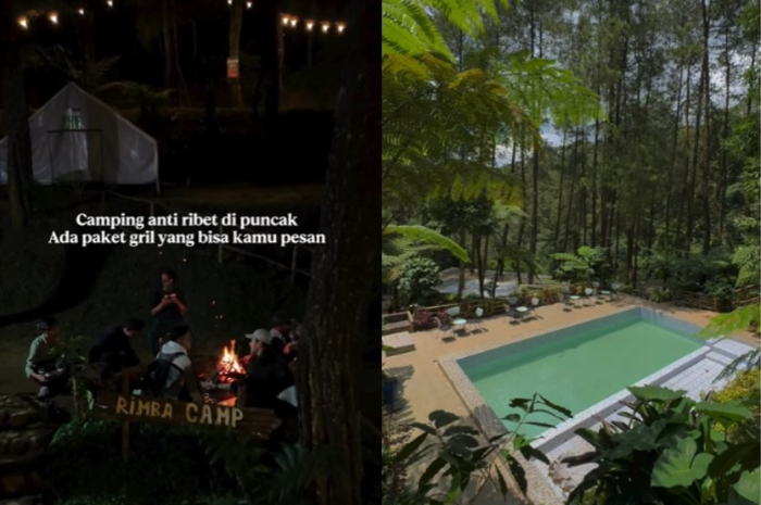 Keindahan alam di Kampung Rimba yang berada di Kecamatan Cisarua, Kabupaten Bogor.