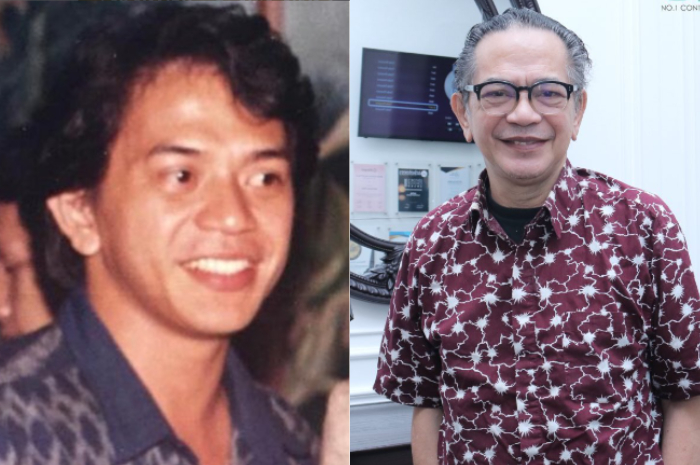 Ray Sahetapy semasa muda dan saat ini.