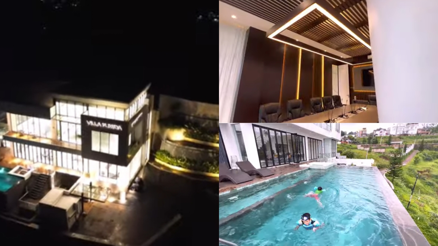 Villa Fumida, yang berlokasi di Kampung Kuta, Kecamatan Megamendung, Kabupaten Bogor, Jawa Barat.