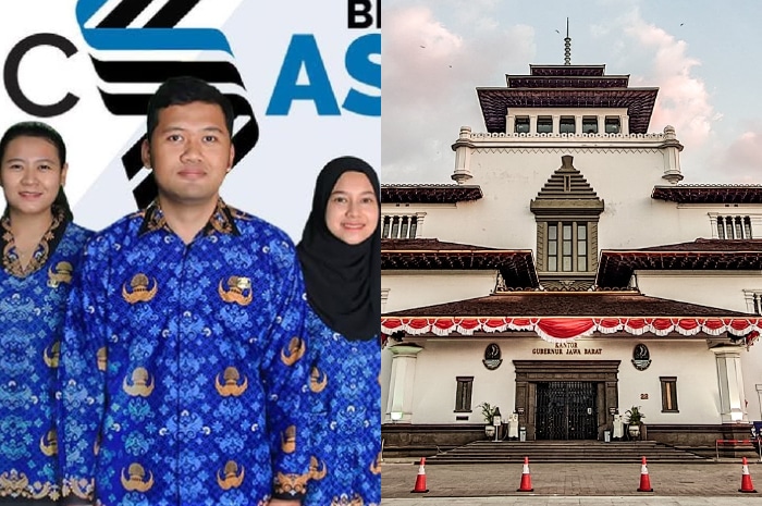 Ilustrasi PPPK (kiri) dan Kantor Gubernur Jawa Barat (kanan).