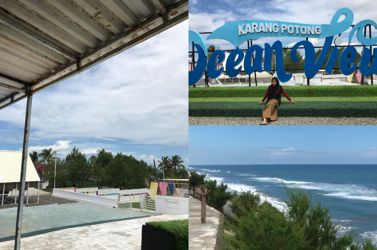 Tempat wisata Karang Potong Ocean View, Kabupaten Cianjur.
