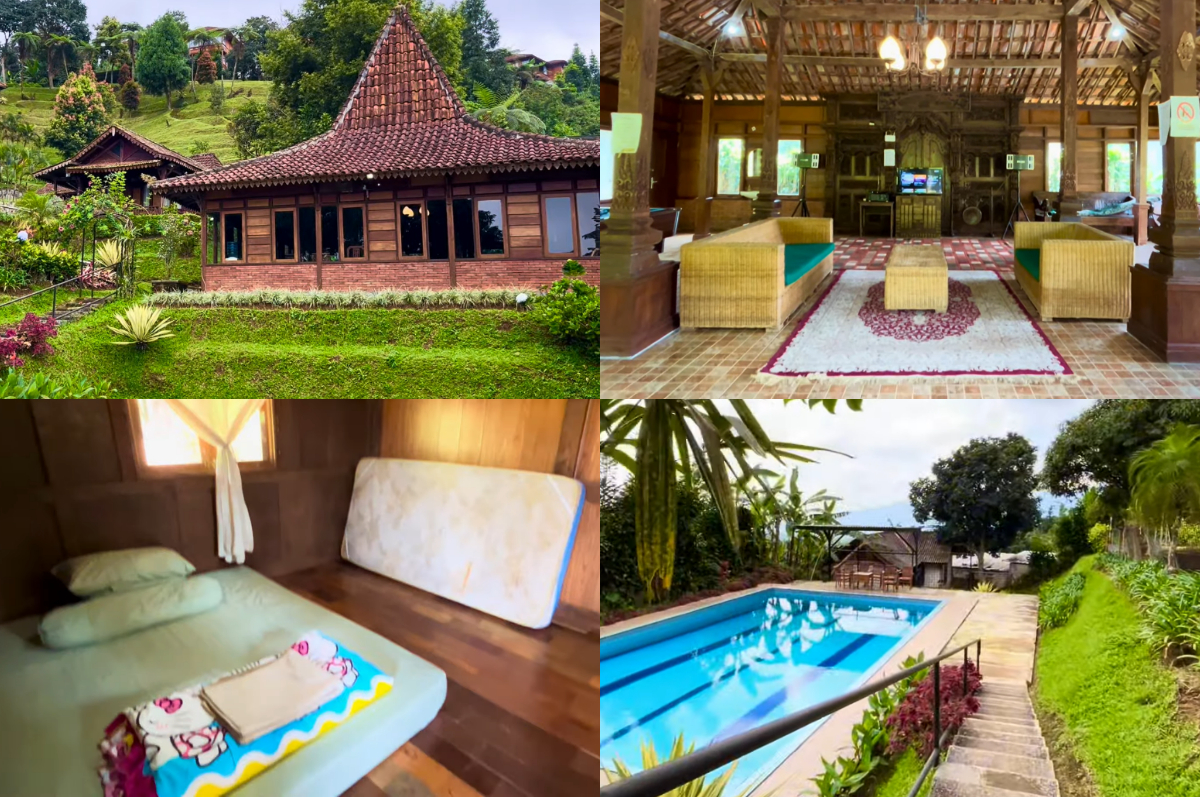 Villa Pondok Sekar di Cibeureum, Kecamatan Cisarua, Kabupaten Bogor.