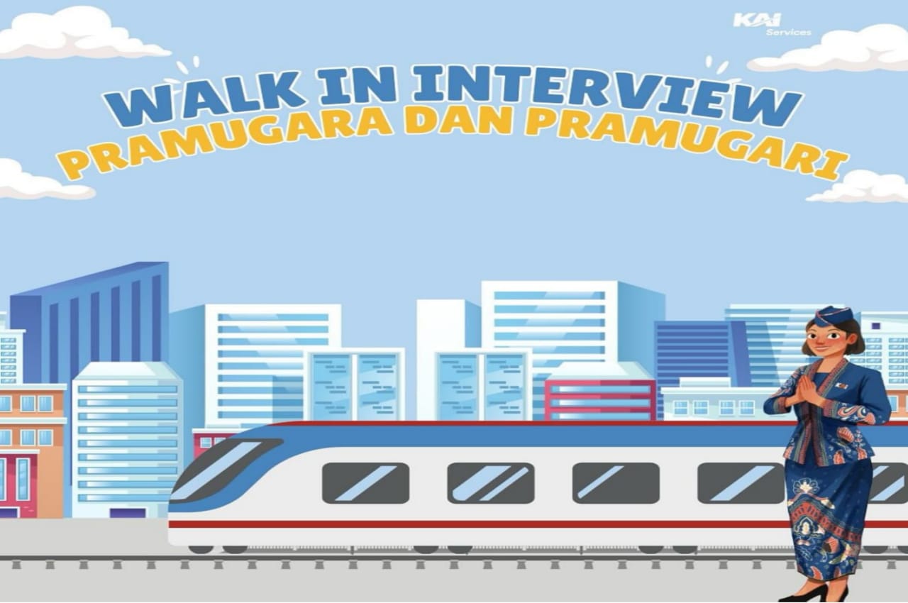 PT KAI membuka lowongan kerja untuk posisi pramugara dan pramugari