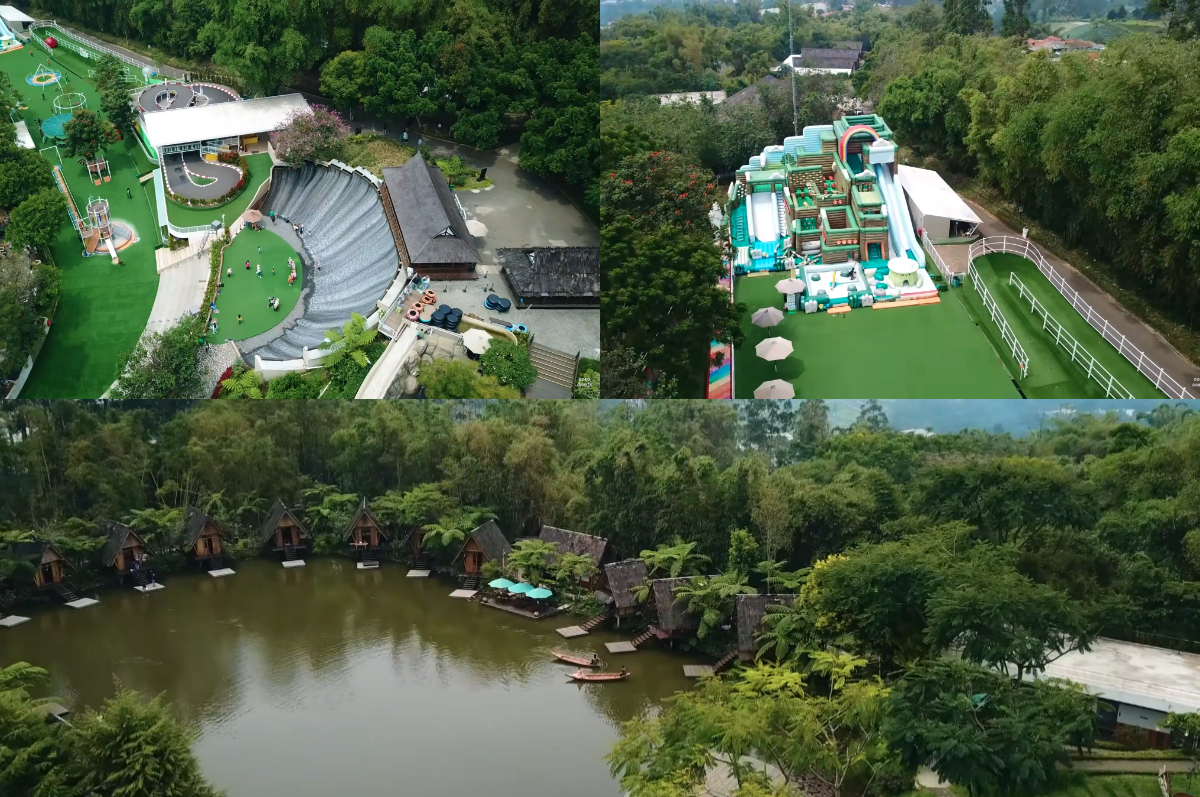 Wisata seru di Bandung, Dusun Bambu jadi rekomendasi.