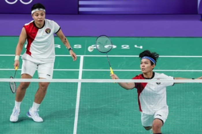 Ganda putri Apriyani Rahayu/Siti Fadia Silva Ramadhanti saat berlaga di Olimpiade Paris 2024 lalu.