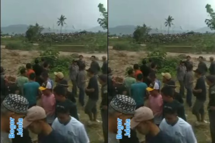 Detik-detik banjir bandang terjadi Tanjungsari, Bogor saat warga menyaksikan Festival Kuluwung.