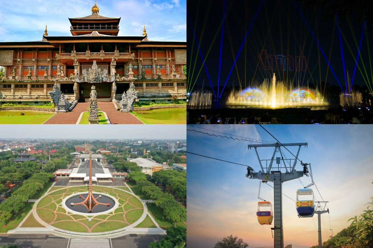 Wisata edukasi Taman Mini Indonesia Indah (TMII) di Jakarta Timur.