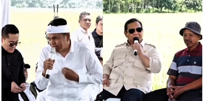 Gubernur Jawa Barat Dedi Mulyadi saat menceritakan masalah pertanian di Jabar