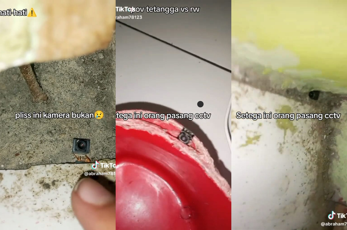 Viral diduga CCTV mini tersembunyi di kosan.
