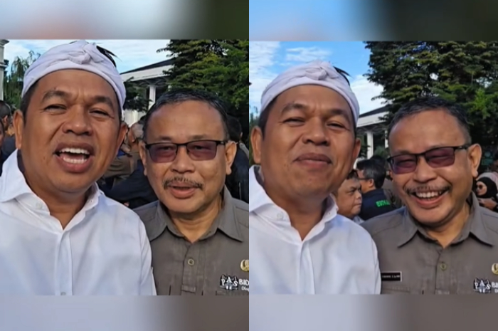Gubernur Jawa Barat Dedi Mulyadi saat menyampaikan kabar soal pajak kendaraan bermotor.
