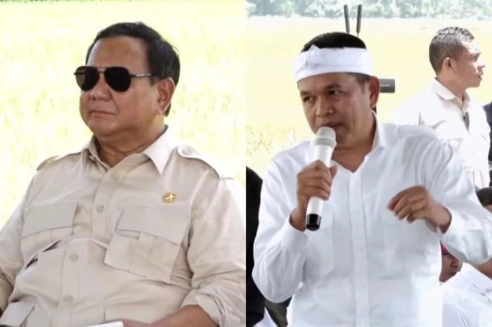 Presiden Prabowo Subianto dan Gubernur&nbsp;Jawa&nbsp;Barat&nbsp;Dedi&nbsp;Mulyadi hadiri panen raya di Majalengka.