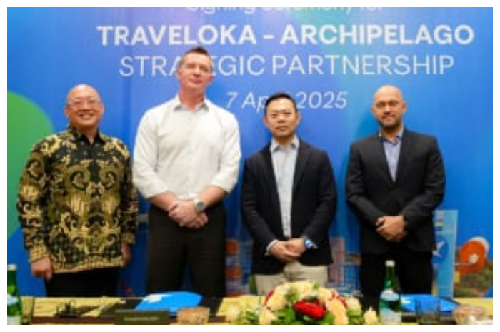 Traveloka menjalin kolaborasi strategis dengan Archipelago.