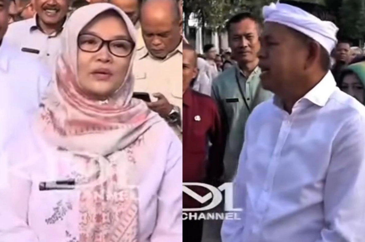 Gubernur Jawa Barat Dedi Mulyadi saat bertemu dengan jajaran Dinas PPPAKB&nbsp;Kota Bandung.&nbsp;