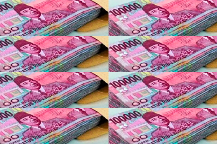 Ilustrasi uang pencairan bansos pemerintah