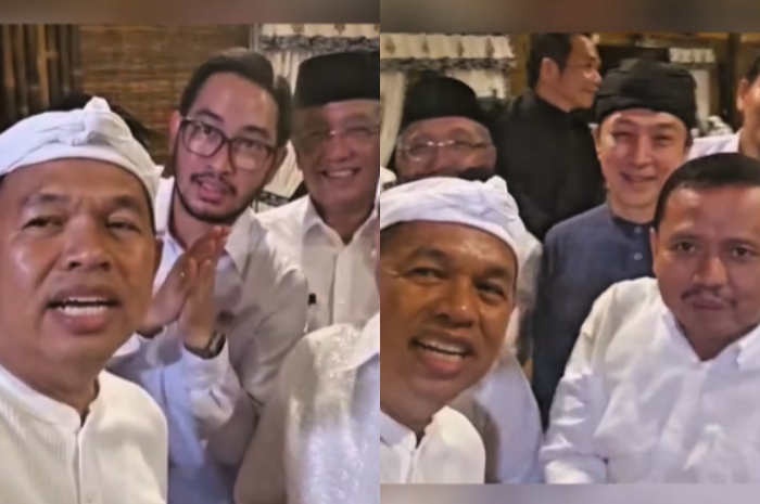 Gubernur Jawa Barat Dedi Mulyadi bersama para bupati dan wali kota se-Jawa Barat.