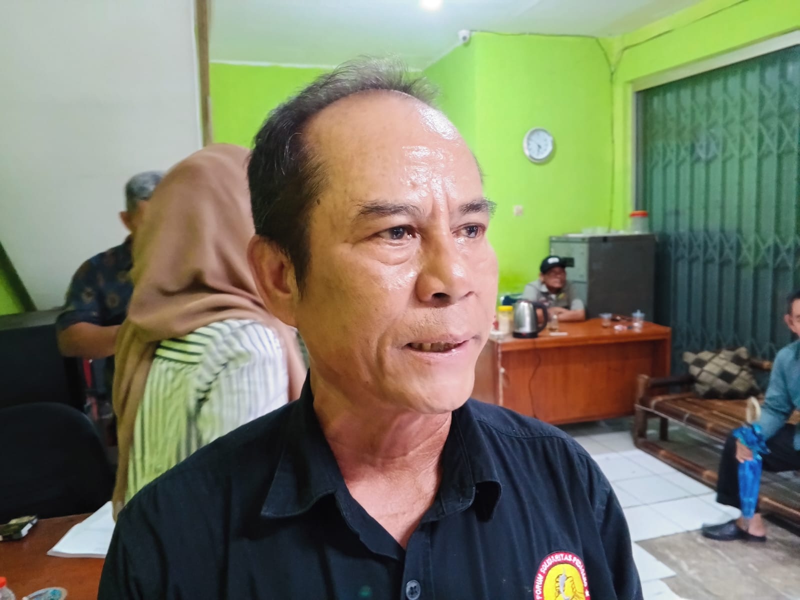 Ketua Umum Forum Solidaritas Pedagang Pasar TU Kemang, Acep Dedi Junaedi.