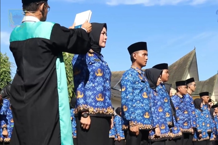 Ilustrasi pengangkatan PPPK di Indonesia.&nbsp;