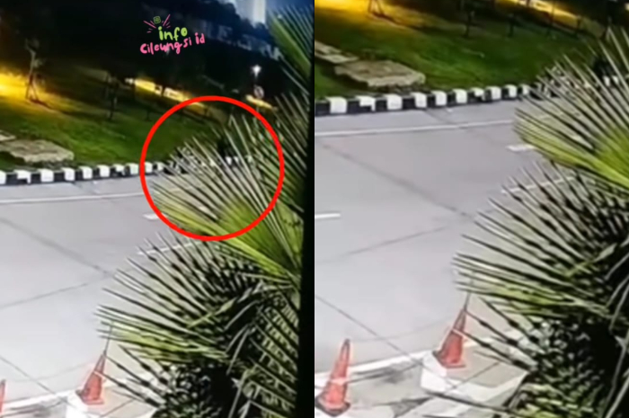 Suasana lokasi pria meninggal di Gunung Putri, Kabupaten Bogor terekam CCTV.