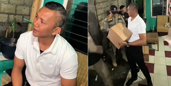 Wakil Wali Kota Bogor Jenal Mutaqin saat merazia rumah di Baranangsiang