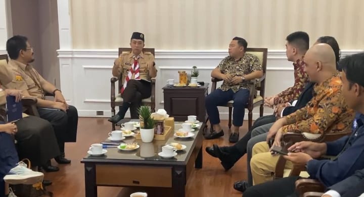Wali Kota Bogor, Dedie Rachim, saat bertemu Perhimpunan Hotel dan Restoran Indonesia (PHRI) Kota Bogor.