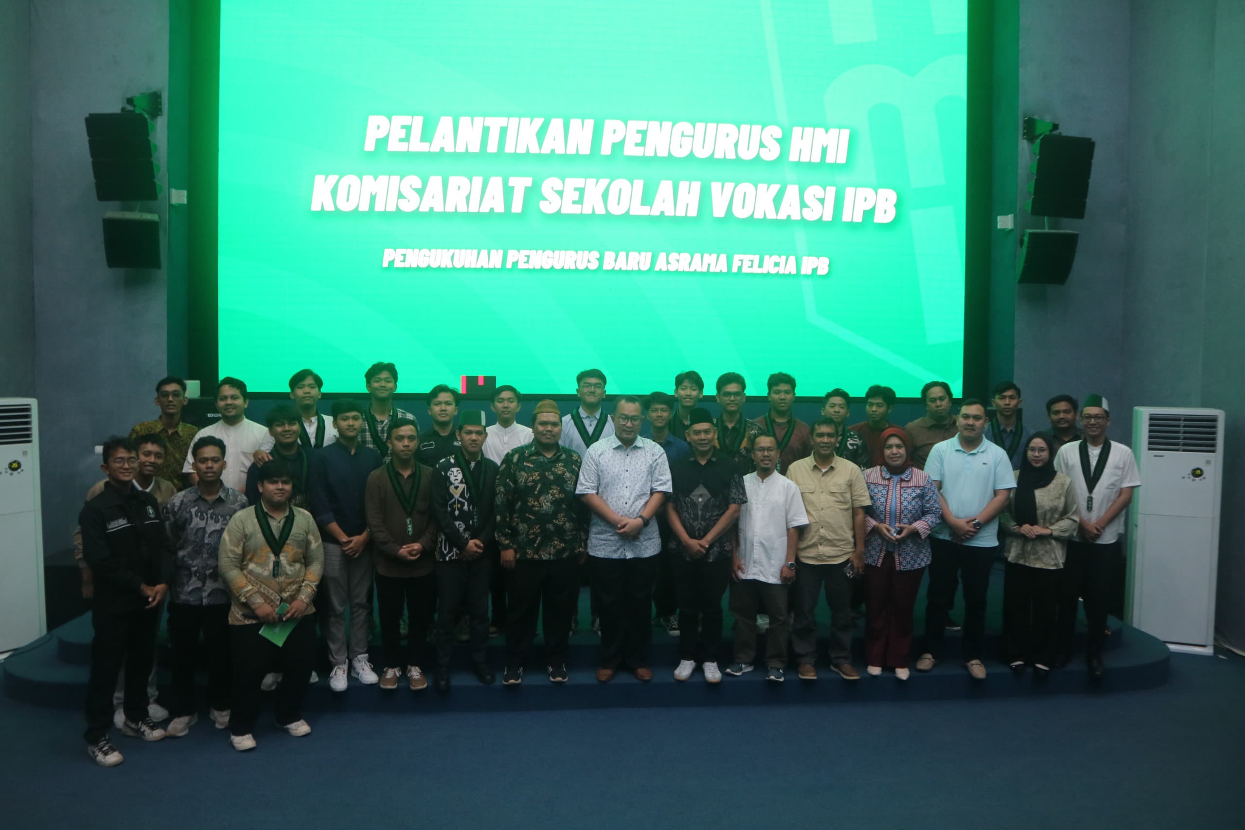 Pelantikan pengurus HMI Komisariat Sekolah Vokasi IPB University