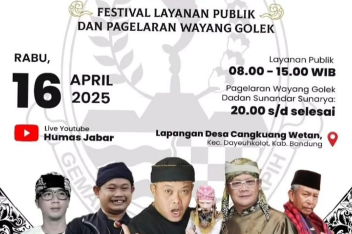 Hari ini Ada Festival Layanan Publik dan Pagelaran Wayang Golek