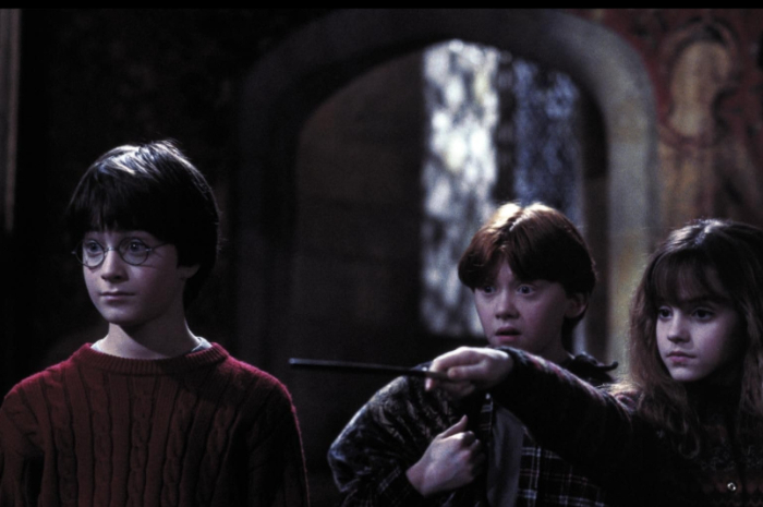 Harry, Ron dan Hermione di Film Harry Potter