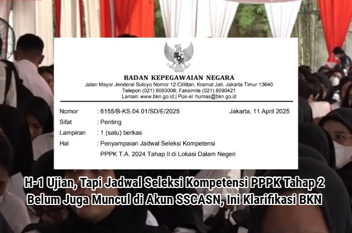 Ilustrasi jadwal seleksi kompetensi PPPK tahap 2.