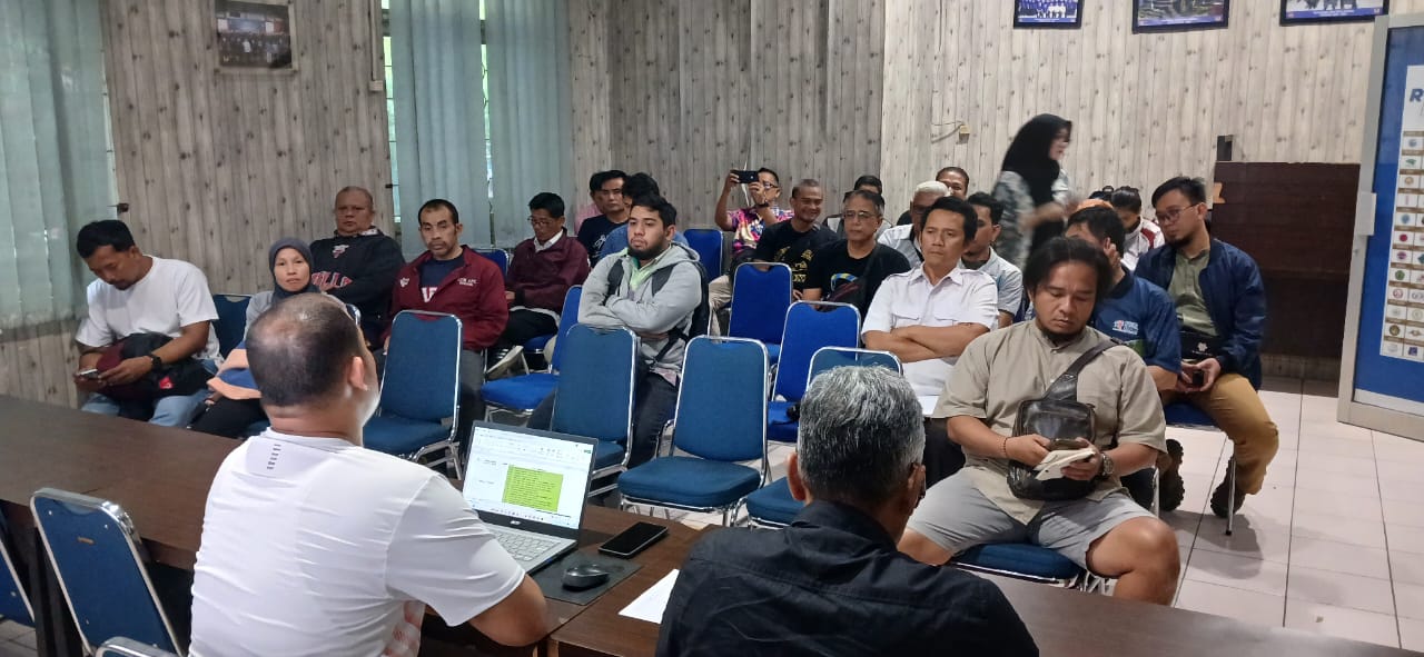 KONI Kota Bogor menggelar pertemuan dengan 28 pengurus Cabor yang akan berlaga di Porprov XV Jawa Barat 2026.