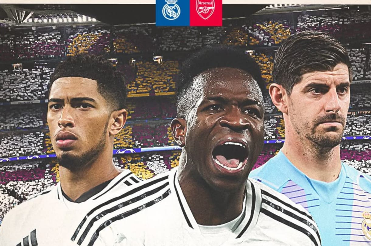 Real Madrid bersiap akan menghadapi Arsenal.