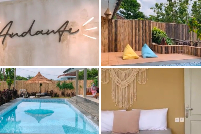 Suasana Villa Andante pilihan menginap keluarga di kawasan Puncak Bogor.