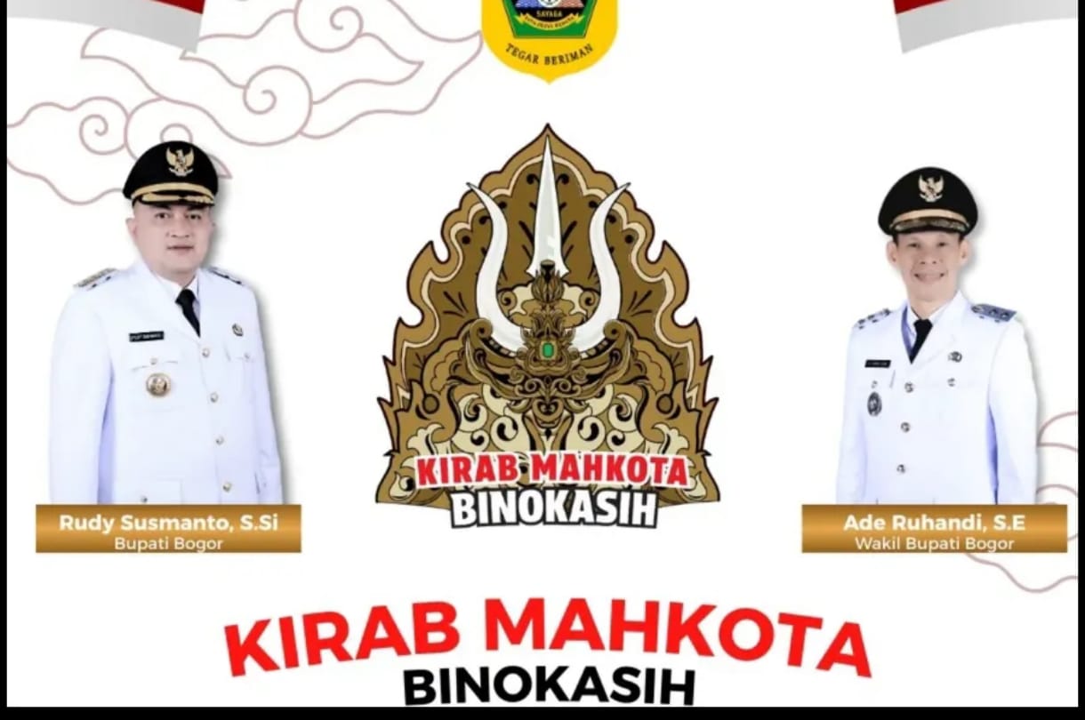 Pemkab Bogor mengajak masyarakat meramaikan Kirab Mahkota Binokasih 21-22 April 2025.